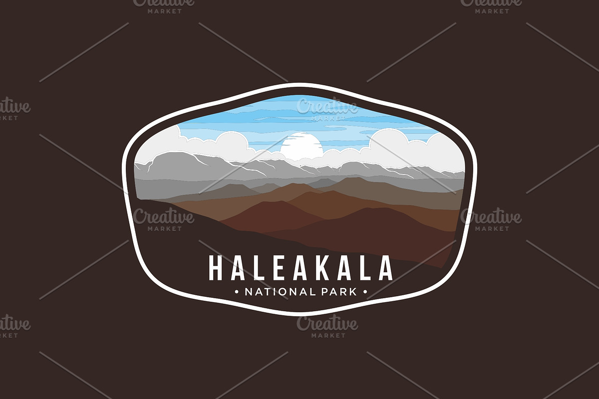 Haleakala Mountains National Park, a Branding & Logo Template by swarnstudio