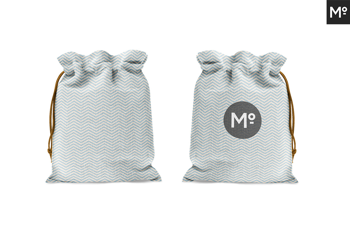 Drawstring / Burlap Jute Bag Mock-up, a Packaging Mockup by Mocca Mockups Store (Photo 9 of 11)