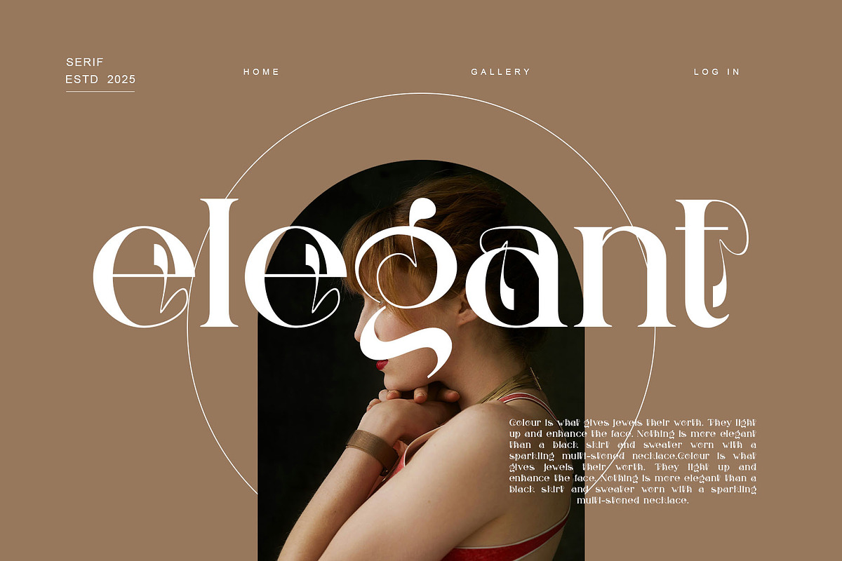 Bons Serif Typeface, a Serif Font by yaqublekker (Photo 5 of 9)