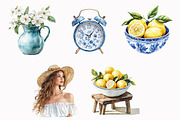 Greece Summer Clipart, an Illustration by Design Market (Thumbnail 5 of 5)