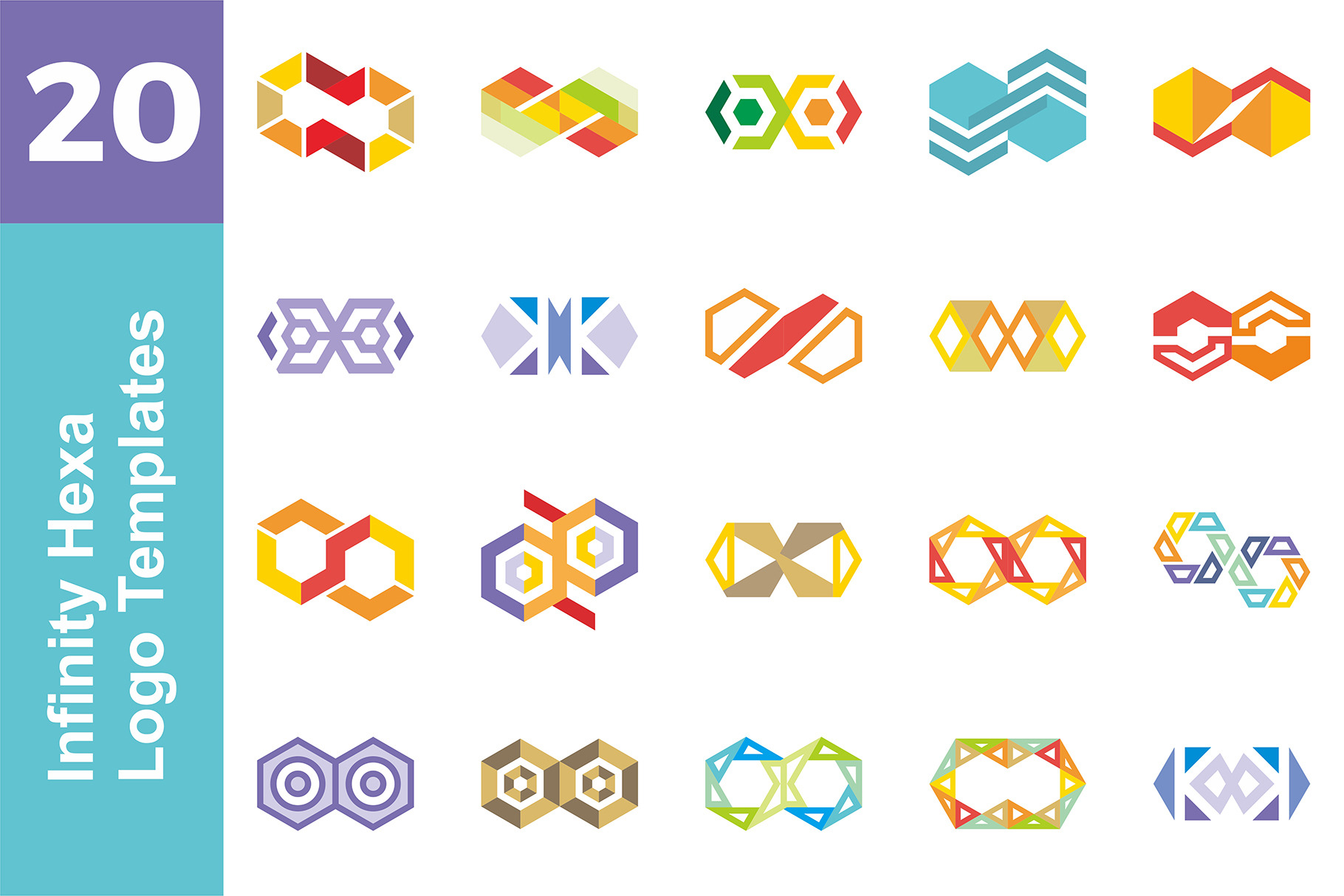 20 Logo Infinity Hexa Templates Bund, a Branding & Logo Template by ...