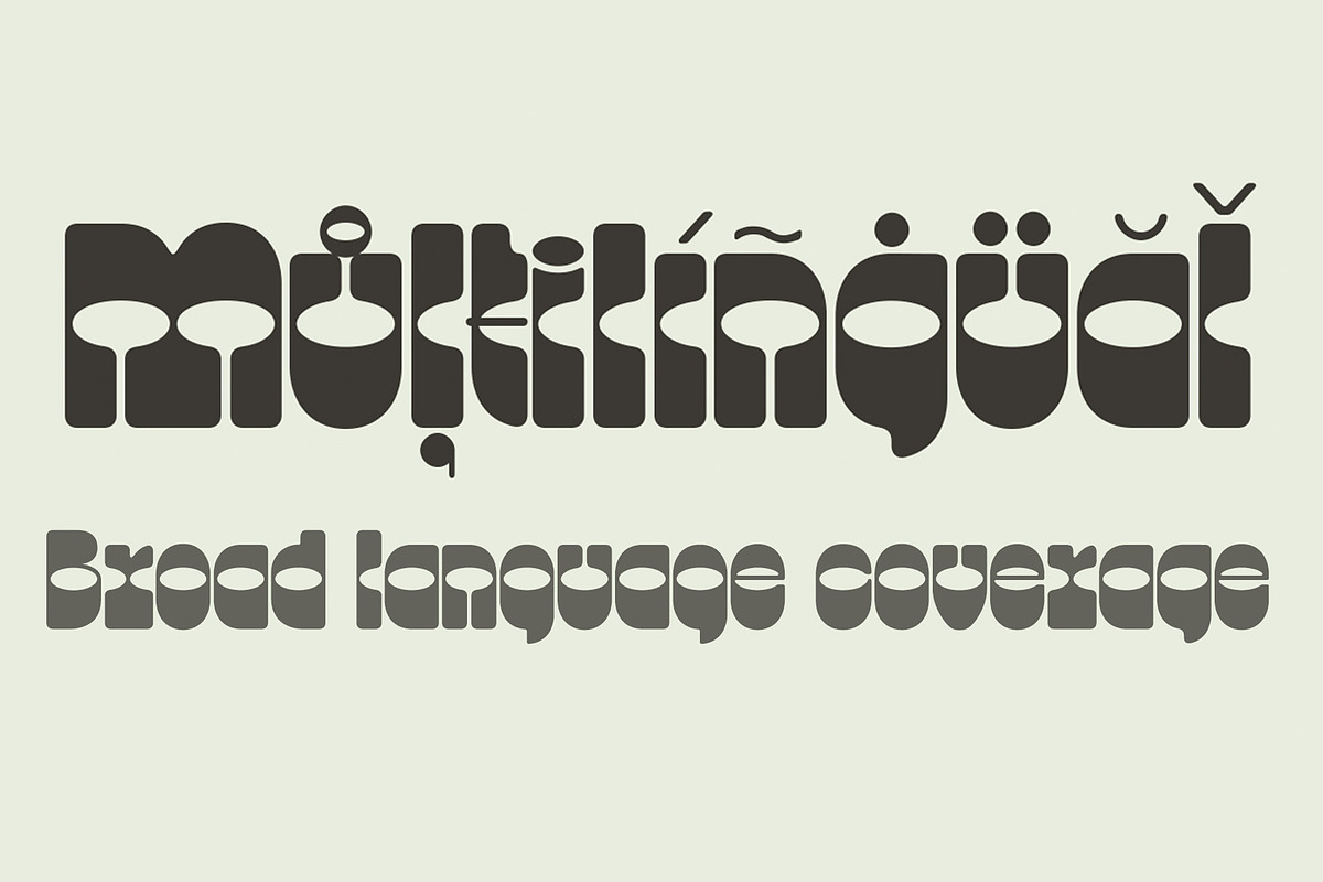Lunatique Rounded | Three Fonts, a Font by The Flying Type (Photo 4 of 13)