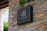 Logo Mockup Modern Black Sign Stone, a Product Mockup by Asylab (Thumbnail 1 of 5)