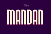Mandan, a Sans Serif Font by sabrcreative (Thumbnail 1 of 6)