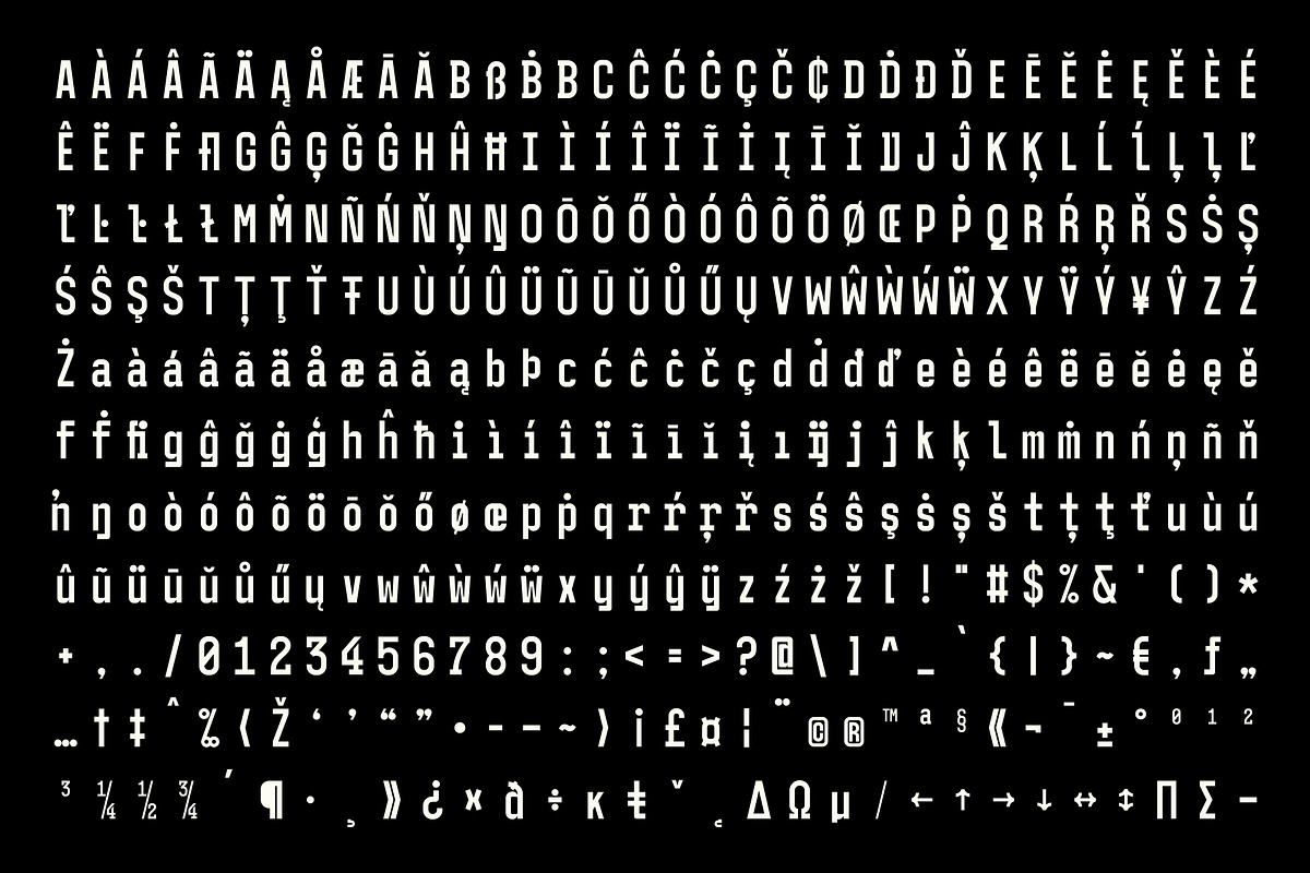 Qirate Mono | A Monospaced Font, a Sans Serif Font by Fateh.Lab (Photo 9 of 12)