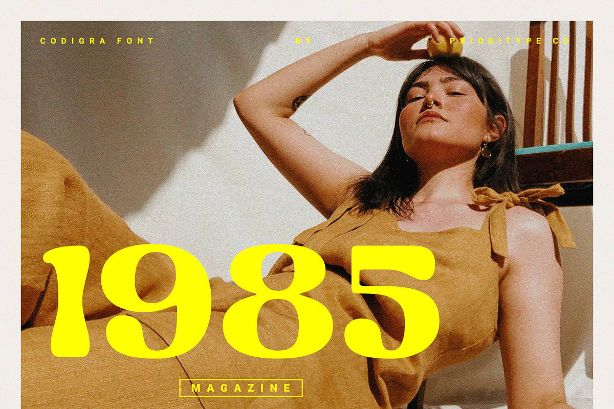 Codigra - Modern Retro Font, a Serif Font by Prioritype Co (Photo 8 of 11)