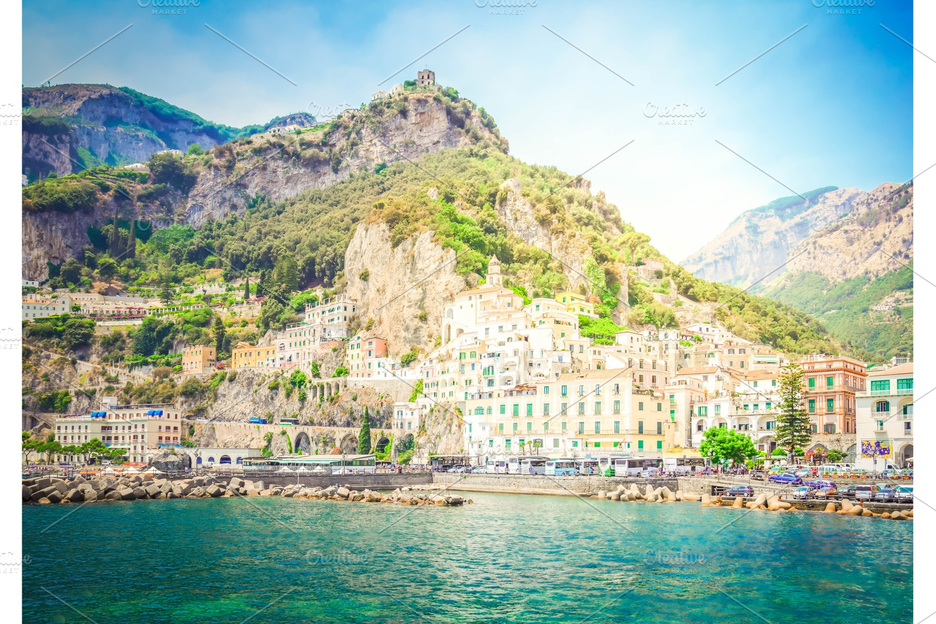 Amalfi coast italy stock photo containing amalfi and coast, an Architecture Photo by Neirfy