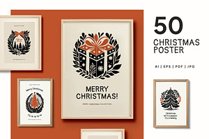 Christmas Art Posters And Cards