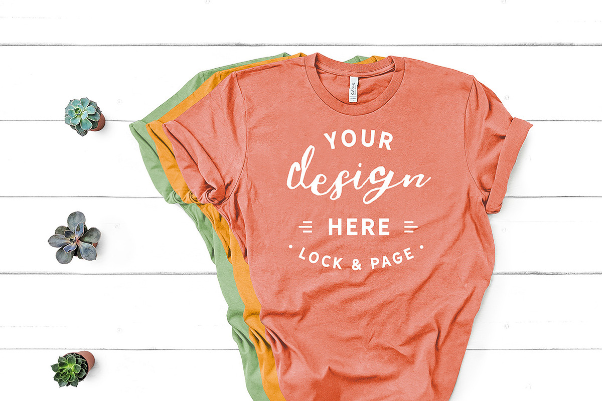 Bella Canvas T-Shirt Mockup Bundle, a Shirt Mockup by lock and page (Photo 57 of 85)