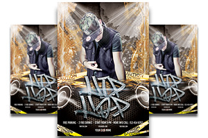 Hip Hop - Flyer Template