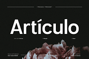 Articulo - Sans Font Family, a Sans Serif Font by Gilar Studio (Thumbnail 1 of 14)