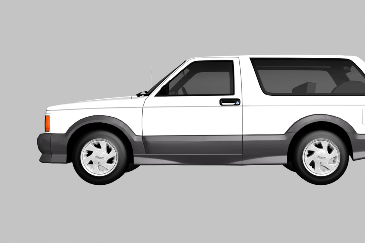 GMC Typhoon 1992, a Cars & Vehicle 3D Model by valtriiu (Photo 3 of 12)