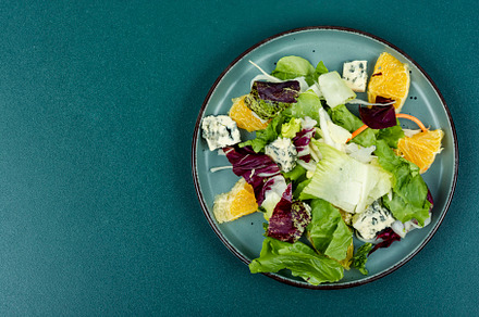 Salad with oranges., a Food & Drink Photo by MLunov MLunov