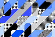 10 seamless geometric patterns, a Pattern Graphic by tkdesign (Thumbnail 5 of 11)