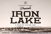 IRON LAKE FONT DUO, a Slab Serif Font by Alphabet Agency (Thumbnail 1 of 8)