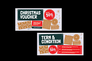 Modern Christmas Big Sale Voucher, a Card Template by Neermana (Thumbnail 4 of 4)