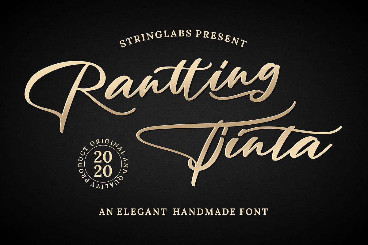 Rantting Tjinta - Handwritten Font