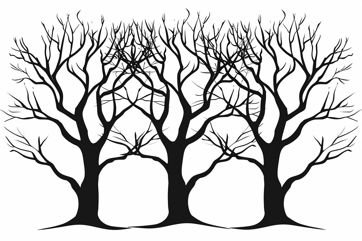 Nature Tree Silhouette Bundle, an Illustration by hafijul (Photo 6 of 9)
