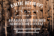 Baltic Holidays Script, a Script Font by 5August Art (Thumbnail 3 of 6)