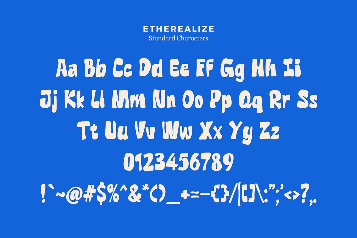 Etherealize - Handdrawn Typeface, a Sans Serif Font by Xelo Graph (Photo 9 of 9)