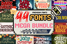 44 Fonts Mega Bundle