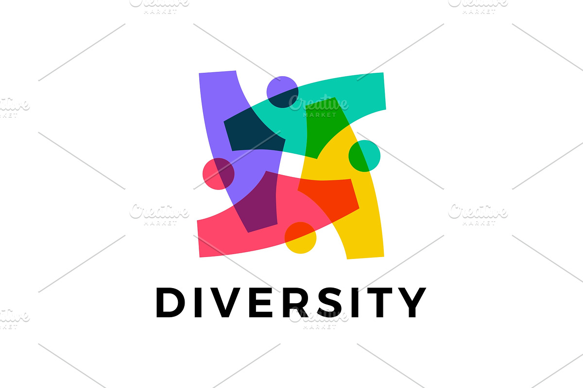 diversity people team family, a Branding & Logo Template by VASTARD STUDIO