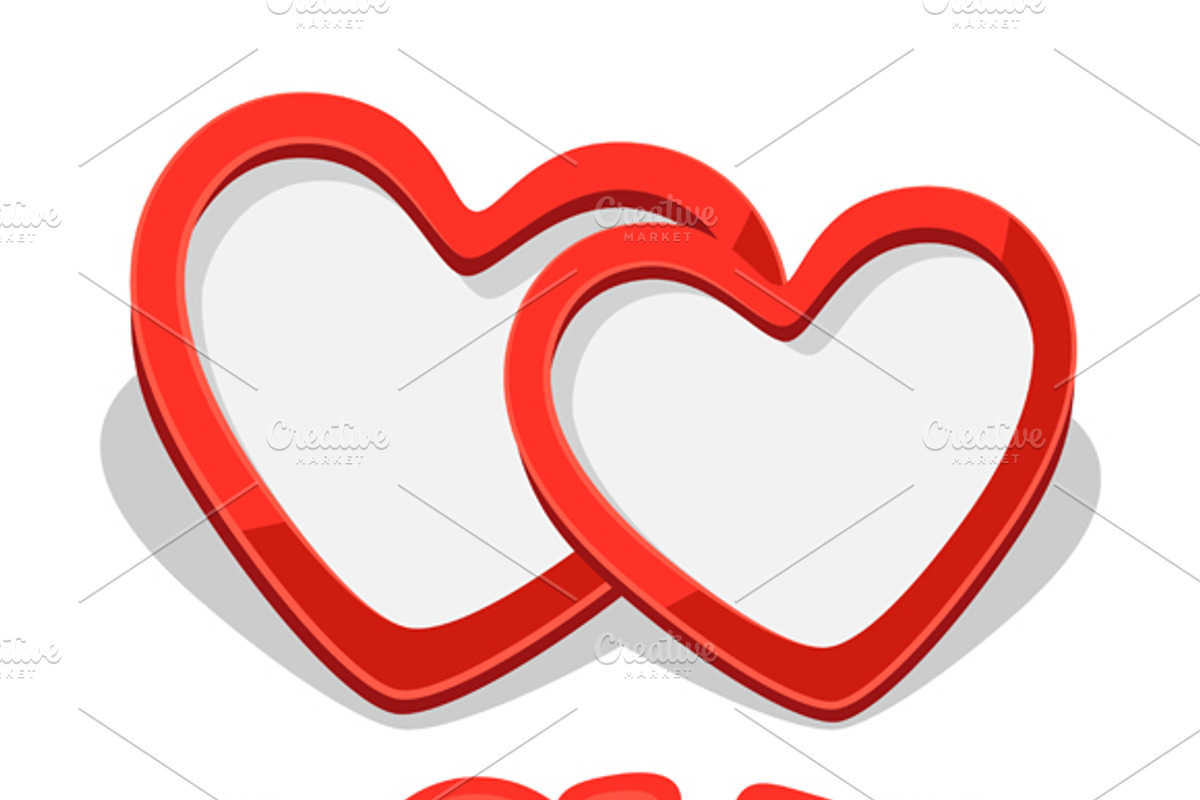 Photo frames with hearts., a Card Template by incomible (Photo 2 of 2)