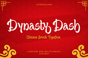 Dynasty Dash - Chinese Brush Font, a Handwritten Font by Inviline.co (Thumbnail 1 of 12)