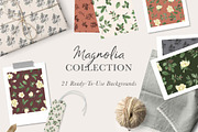 MAGNOLIA - Watercolor & Line Art, a Texture Illustration by Momo Studio (Thumbnail 12 of 14)