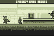 Gameboy Action Game Pack1, a Background Graphic by Fassous game assets (Thumbnail 1 of 3)