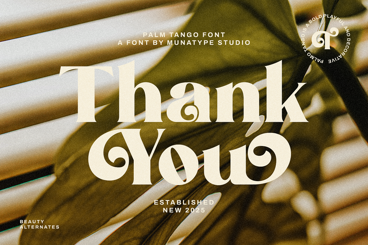 Palm Tango, a Serif Font by Umitype (Photo 10 of 10)