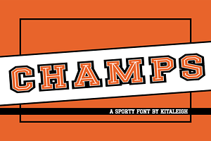 Champs, a Serif Font by Kitaleigh