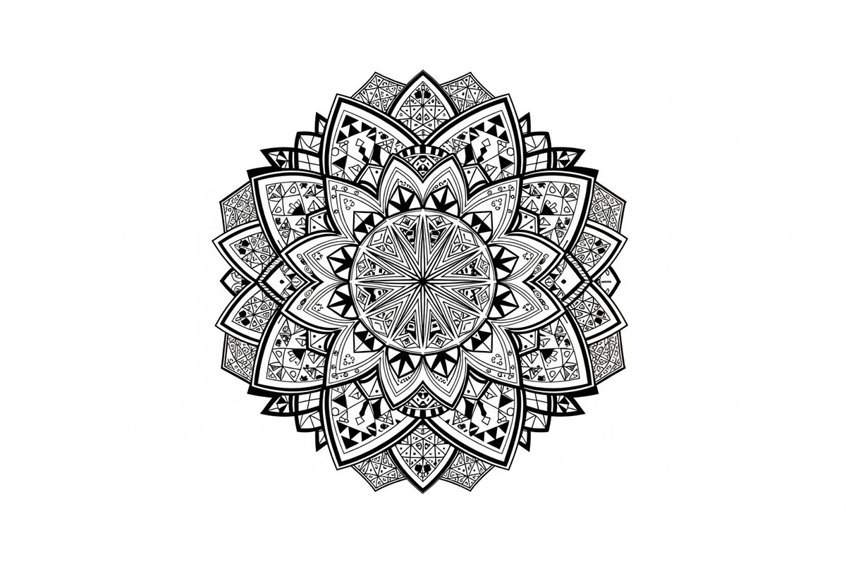 Mandala Flower SVG Bundle, an Illustration by Creativeshirt (Photo 16 of 31)