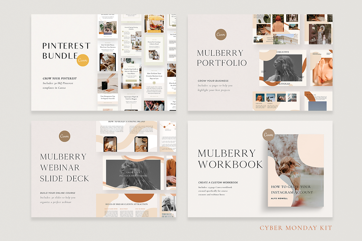 Cyber Monday Bundle | Canva, a Magazine Template by Ralony (Photo 4 of 6)