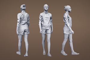 Lowpoly People Casual Pack Volume 2