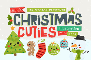 Christmas Cuties Illustration Pack