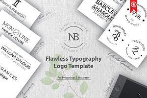 Creative Premade Typography Logos