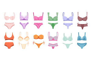 Woman lingerie. Fashioned panties, an Object Illustration by Onyx