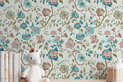 Chinoserie Floral Seamless Pattern, a Pattern Graphic by Olya Creative (Thumbnail 4 of 11)