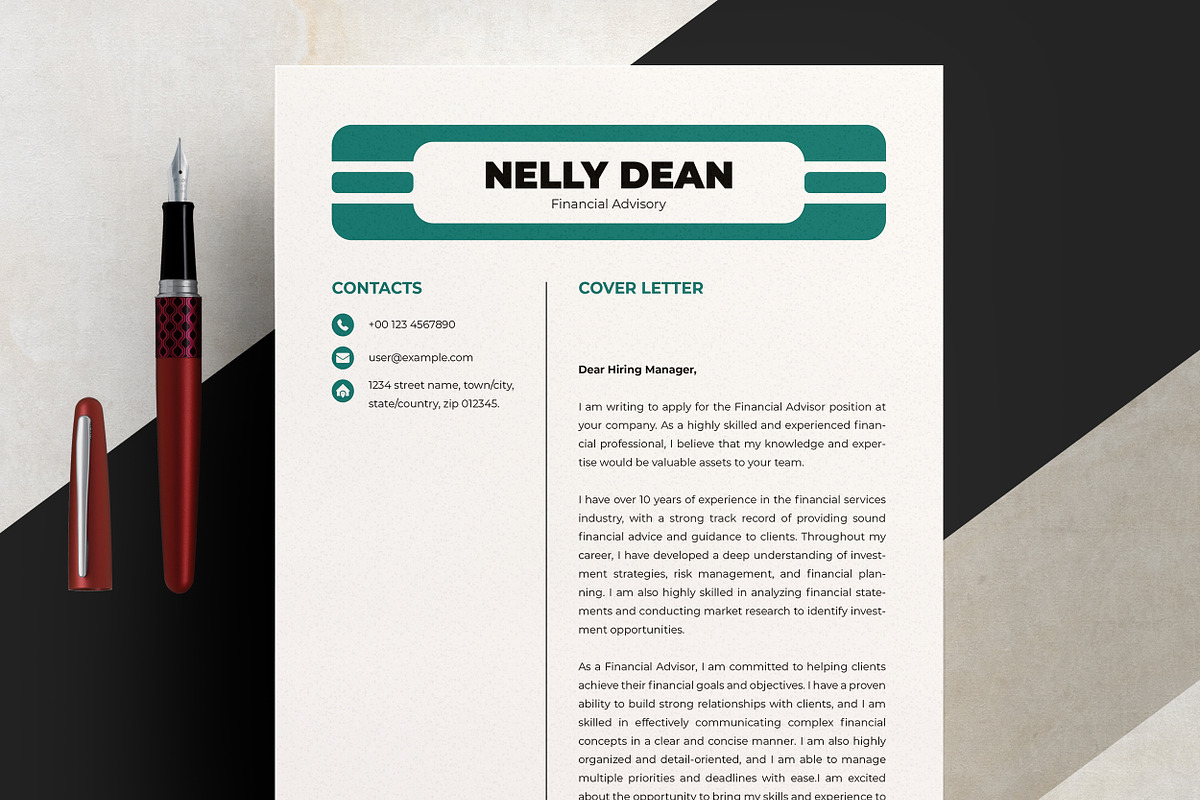 Marketing Specialist CV Design, a Resume Template by ResumeInventor (Photo 5 of 7)