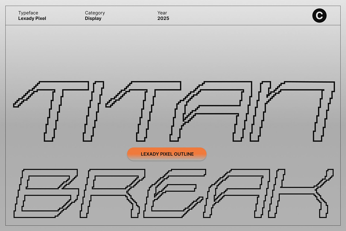 Lexady Pixel, a Sans Serif Font by Craft Supply Co. (Photo 2 of 8)