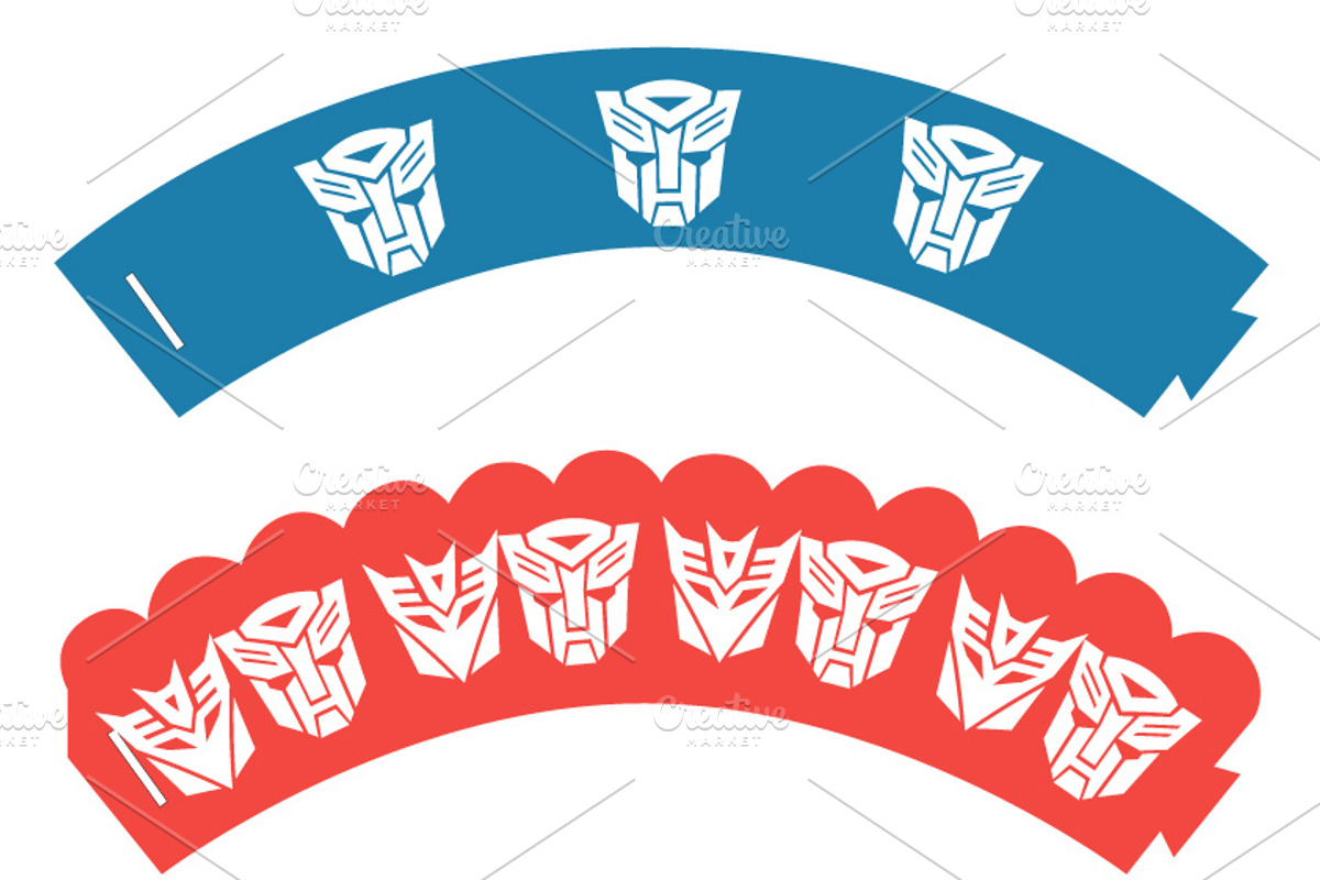 Transformers Birthday Party Package, a Templates & Theme by Lytvynenko Anna (Photo 4 of 13)