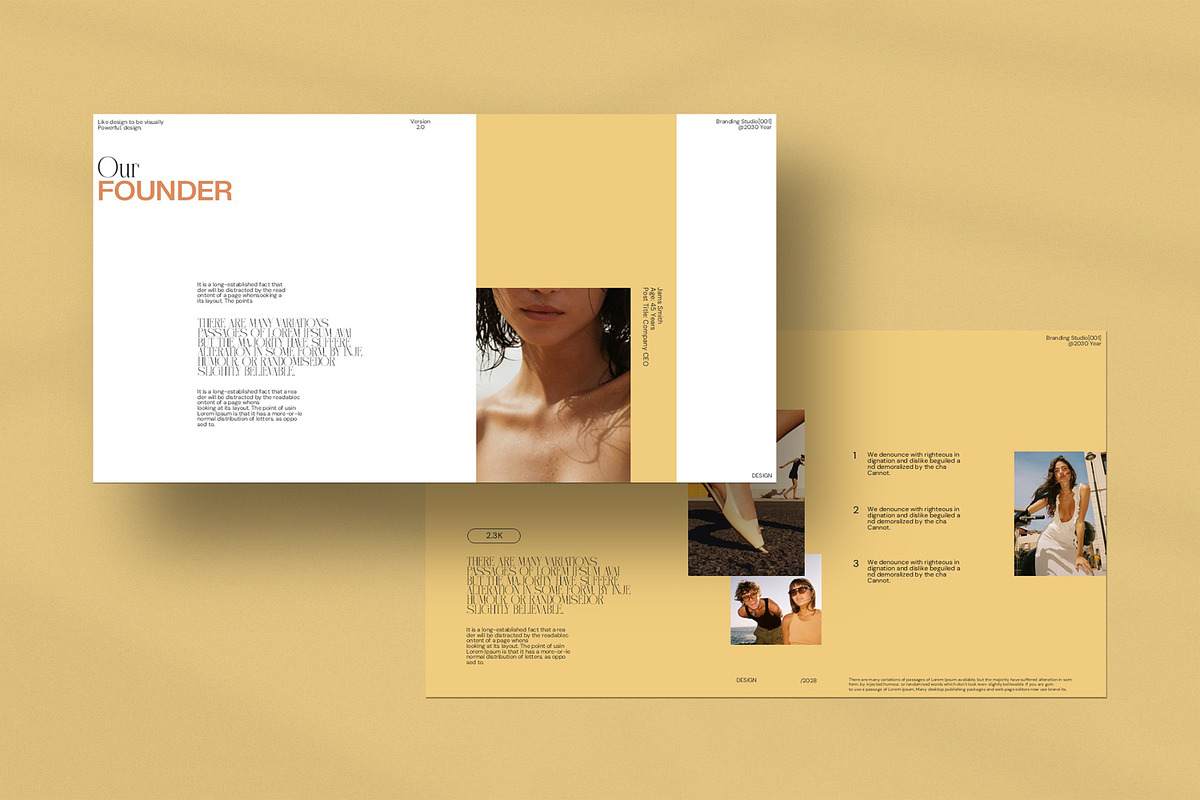 Slide Deck Presentation Template, a Presentation Template by Dream-Lab (Photo 6 of 11)