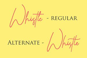 Whistle - Casual Signature