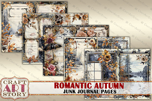 Romantic Autumn Collage Picture