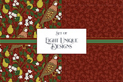 William Morris Style Christmas, a Pattern Graphic by RachelStudio (Thumbnail 2 of 6)