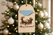 Christmas Card Holders SVG Bundle, a Decorative Illustration by svgocean (Thumbnail 4 of 25)