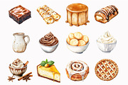 Baked Goods Clipart, an Illustration by Design Market (Thumbnail 4 of 5)
