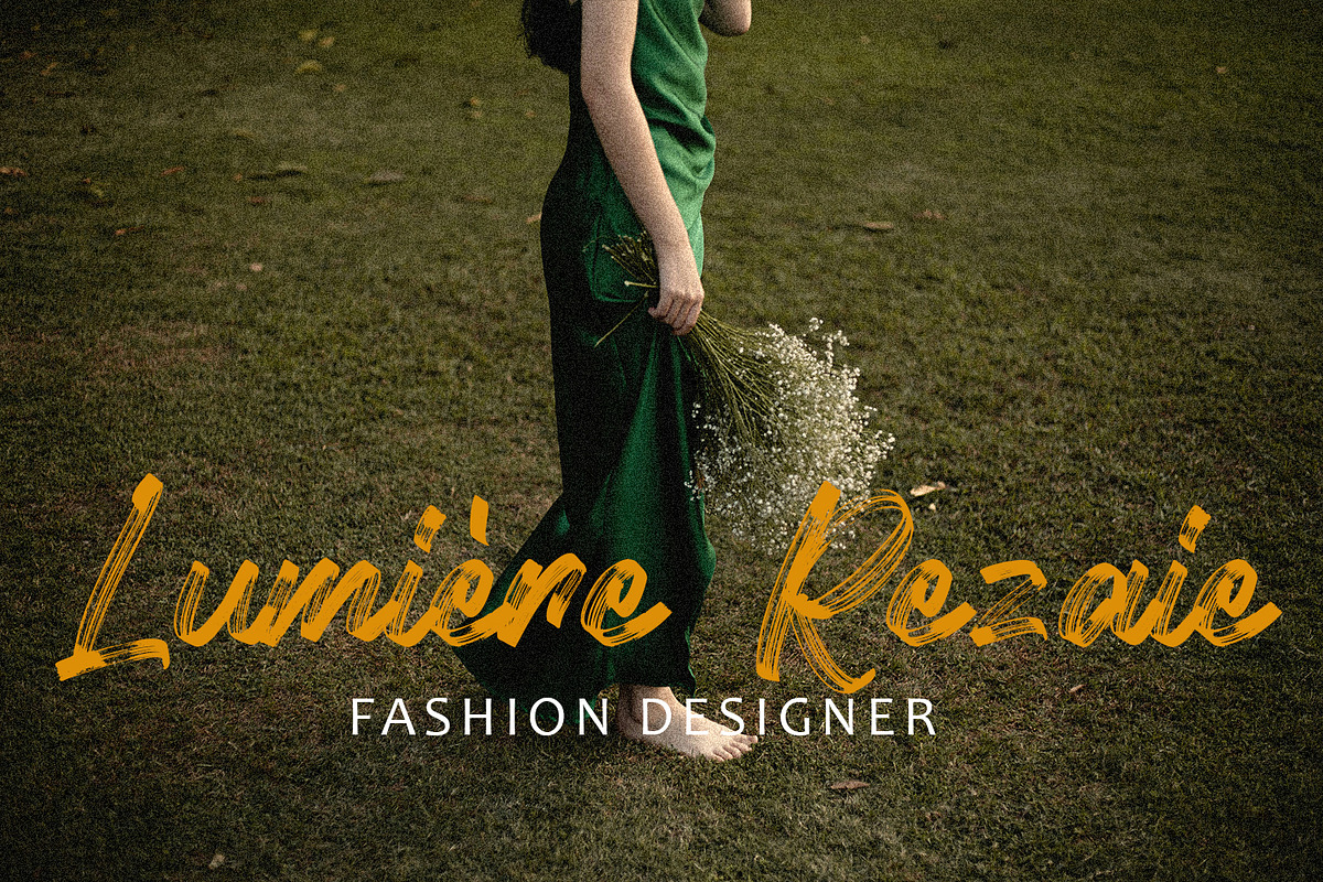 Millionth Dream - Textured Script, a Script Font by Arendxstudio (Photo 6 of 8)