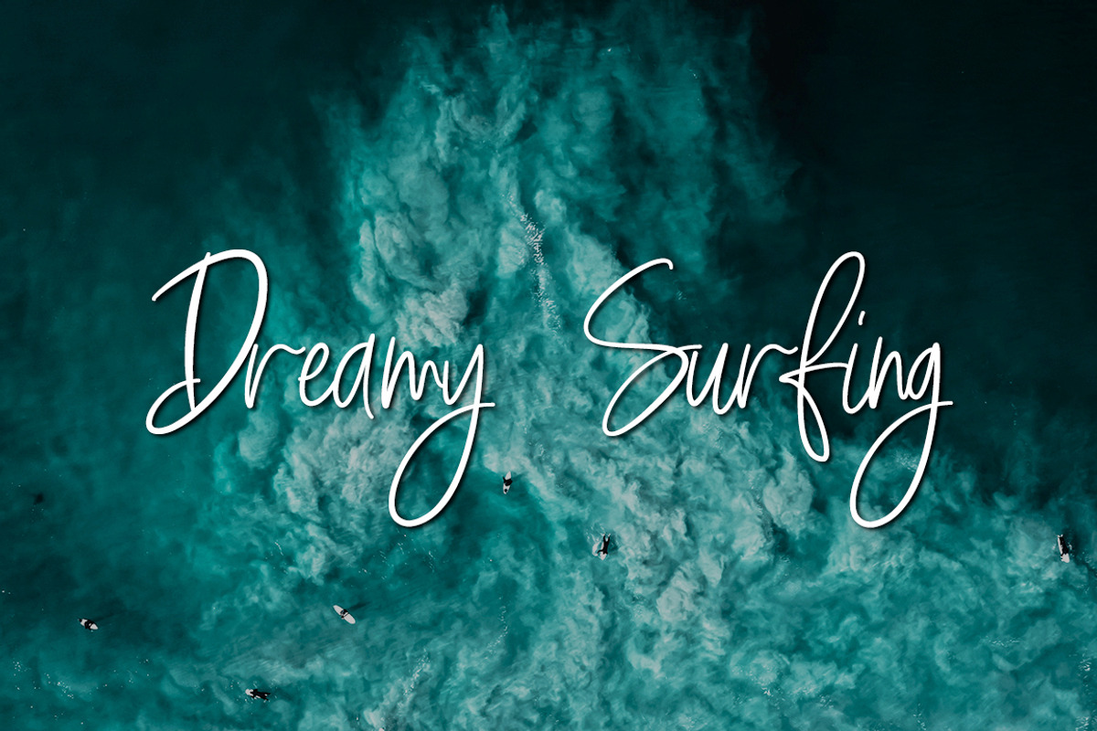 Lullaby Monoline Font preview 3